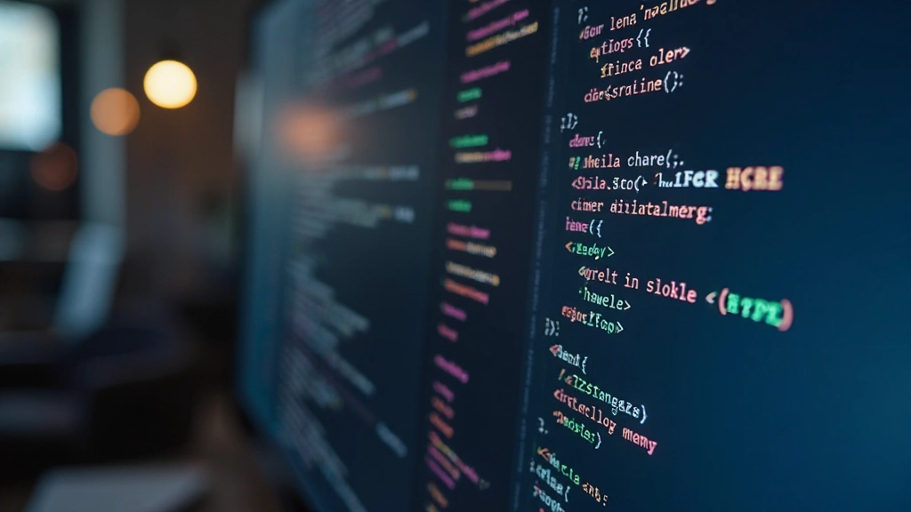 Close-up van HTML-code met hreflang-tags en charset-declarations voor meertalige website