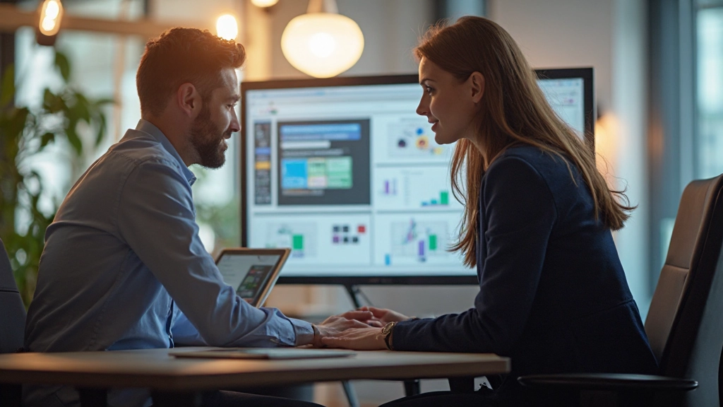 Ontwikkelingsteam dat samen aan internationaal webproject werkt met laptop en design-mockups