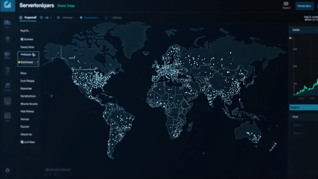 Server-logs dashboard met locale-detectie gegevens, geografische gebruikersdata geel gemarkeerd